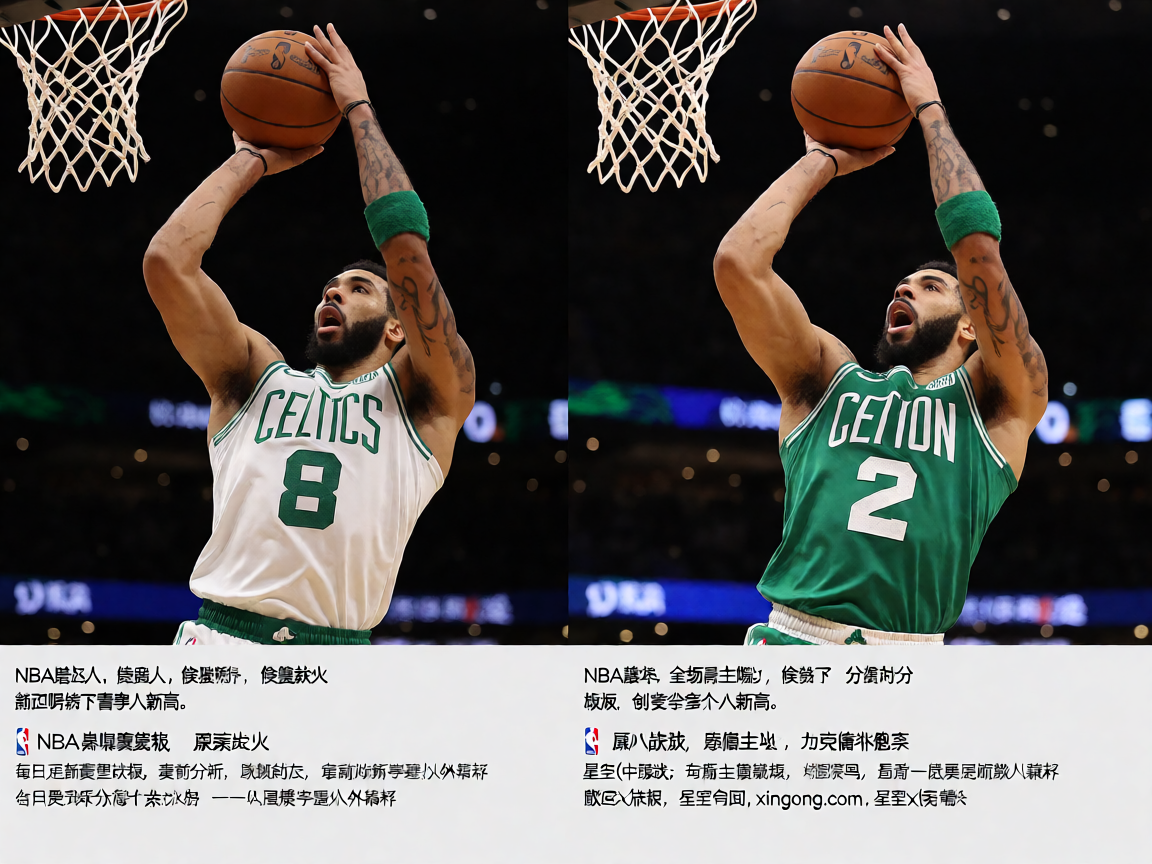 NBA常规赛比赛中球员跳投瞬间